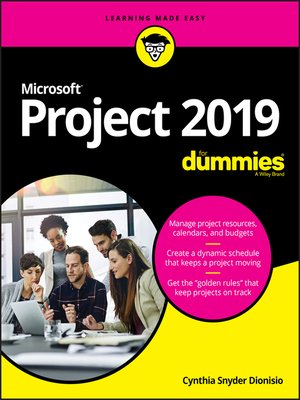 cover image of Microsoft Project 2019 For Dummies